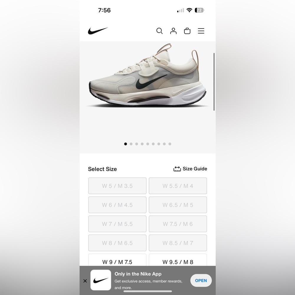 Women’s Nike spark shoes SOLD OUT in 7.5